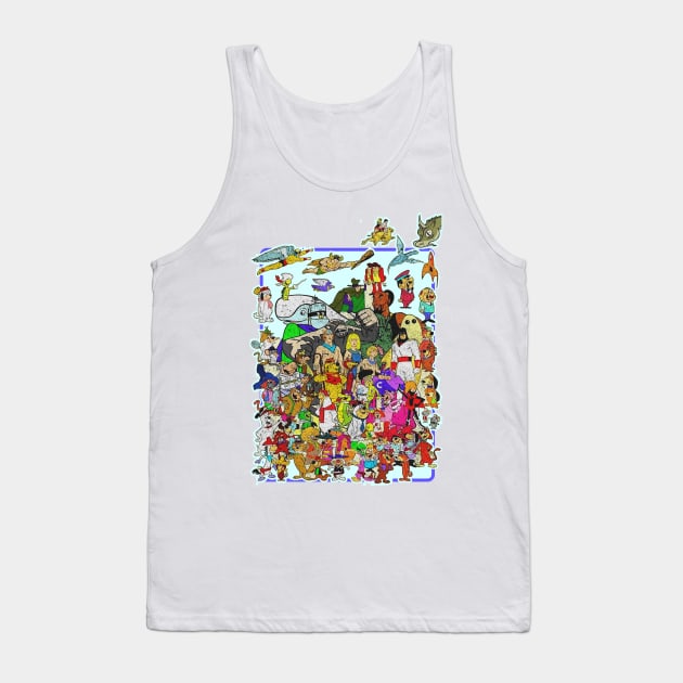 hanna barbera squad cartoon Tank Top by Distiramoth